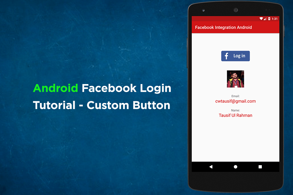 Tutorials Cache Android Facebook Login Tutorial Custom Button