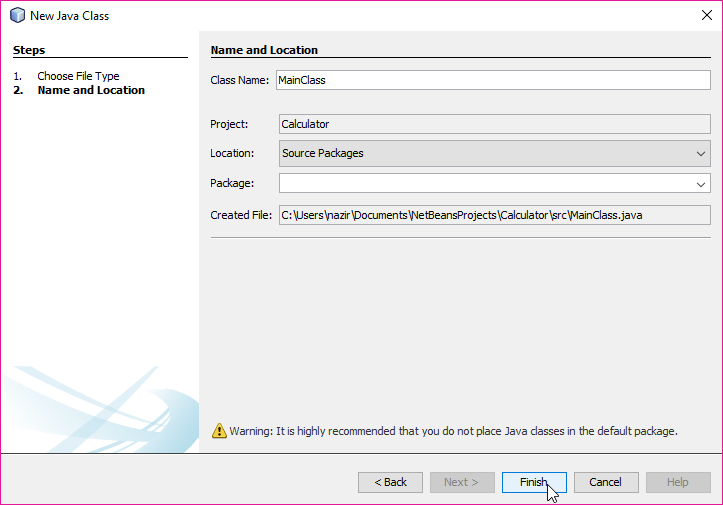 Calculator Program in Java Swing/JFrame with Source Code