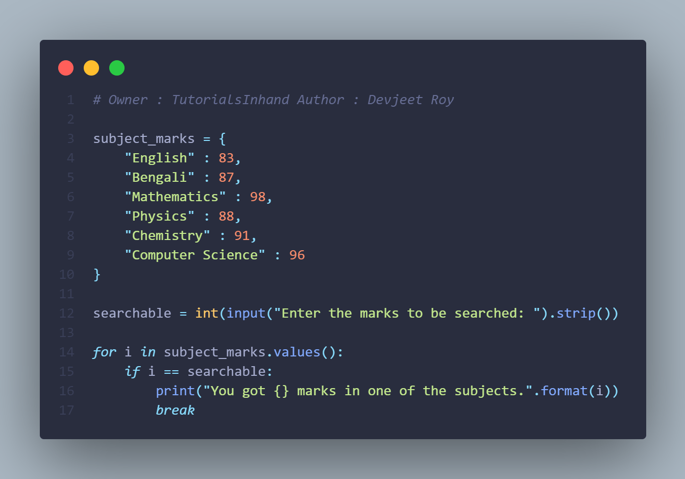 Program to check if a particular value is present in a dictionary in python