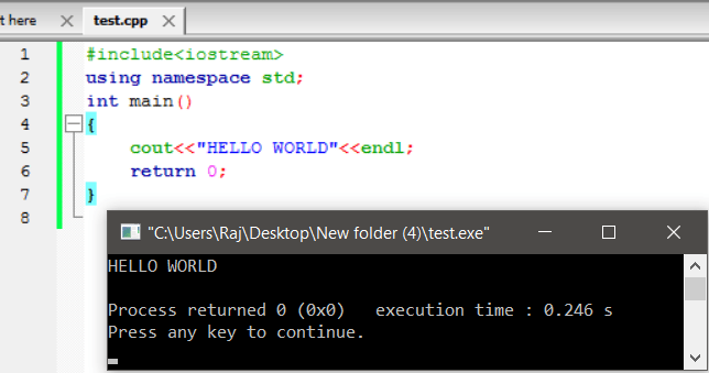 C++ program to find the area of a rectangle