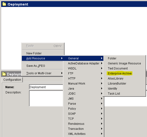 Build And Deploy EAR Using TIBCO Designer and Administrator