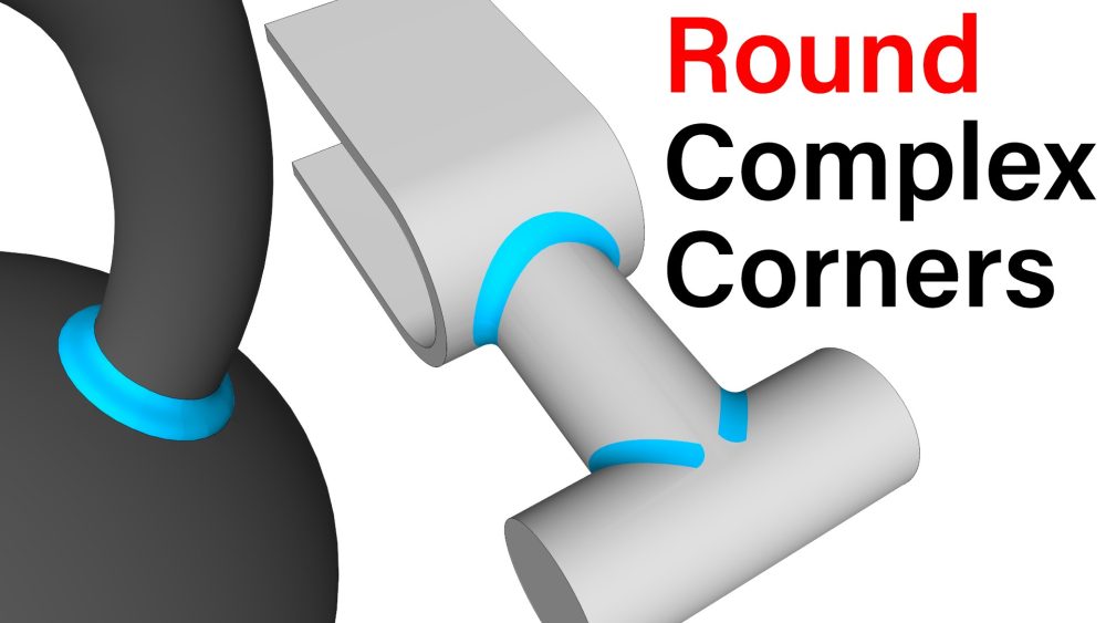 How to Round Complex Corners in SketchUp TutorialsUp