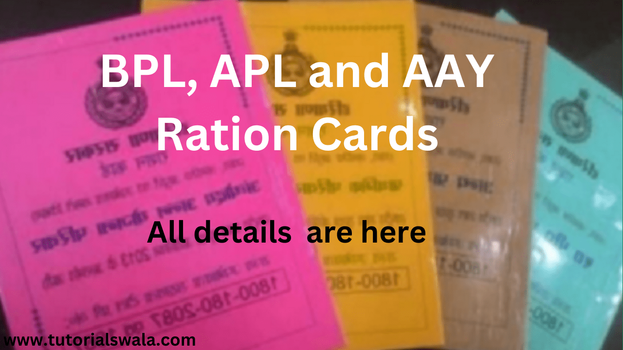 BPL Ration Card क्या होता है Types Of Ration Cards How to Apply for