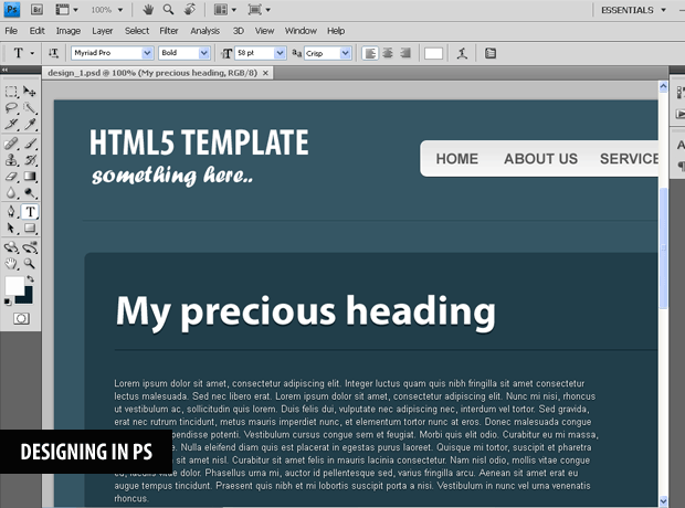 Coding a CSS3 & HTML5 OnePage Website Template Tutorialzine