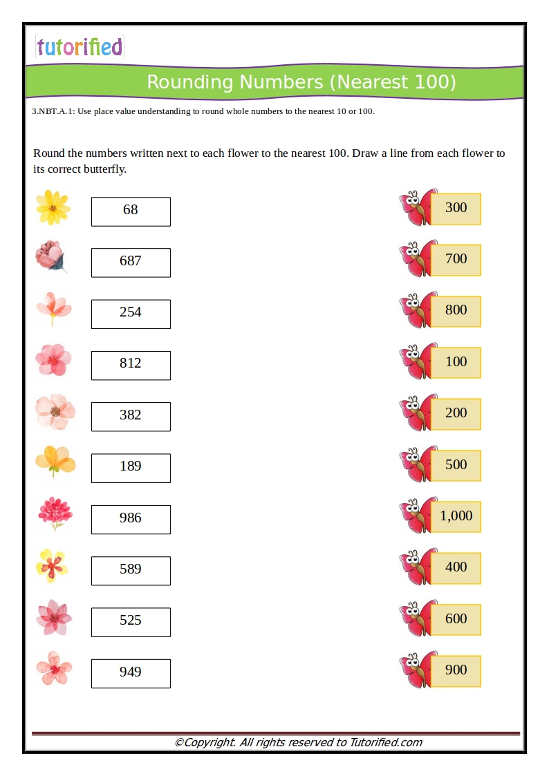 3rd Grade Common Core Math Worksheets
