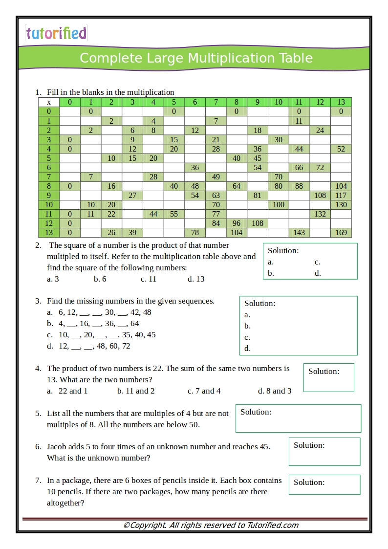 4th Grade Common Core Math Worksheets
