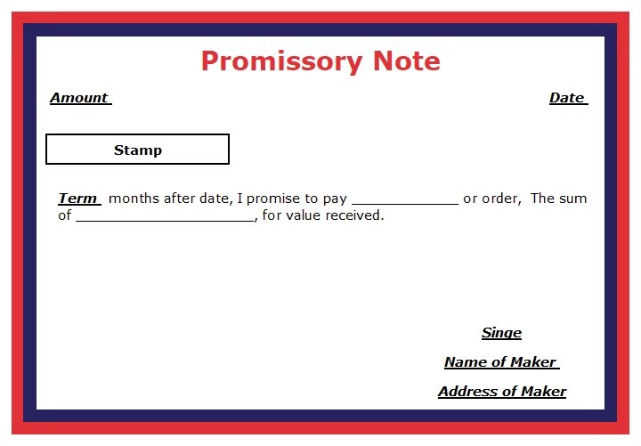 Promissory Note Meaning and Explanation Tutor's Tips
