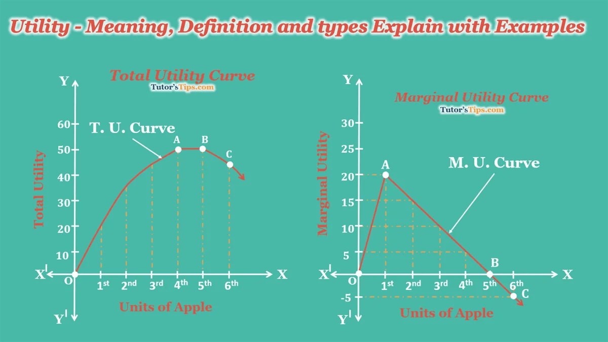 Utility Meaning, Definition and its types Tutor's Tips