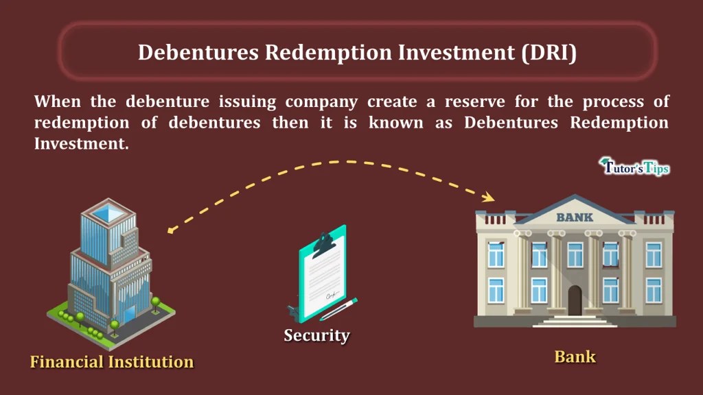 Debentures Redemption Investment (DRI) Tutor's Tips