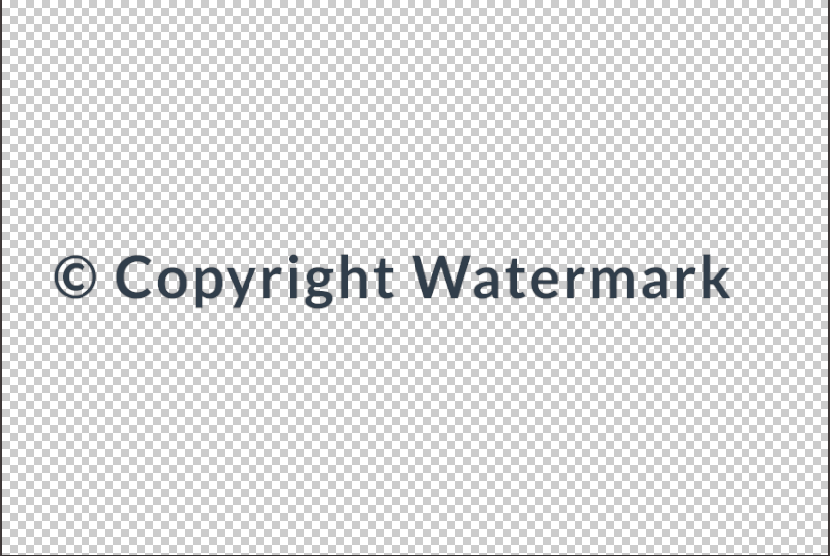 How to add a copyright watermark pattern on photo with Tutsflow
