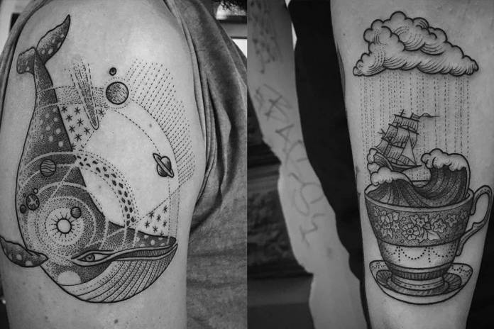 Che Cos'è Il Dotwork? Il Tatuaggio A Puntini - Tuttotatuaggi.it 464_x_696_jpg
