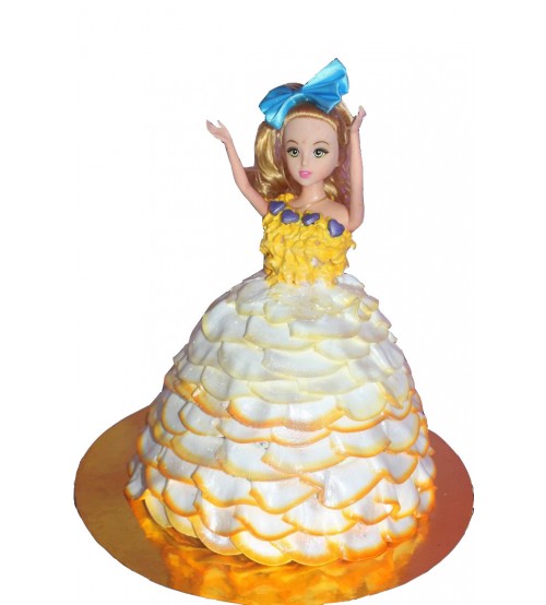 BARBIE DOLL CAKE(1 kg)