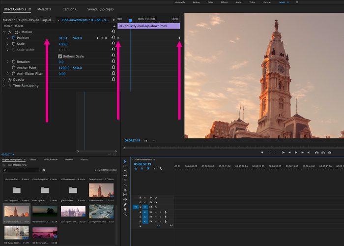5 Cinematic Camera Movements Created in Premiere Pro