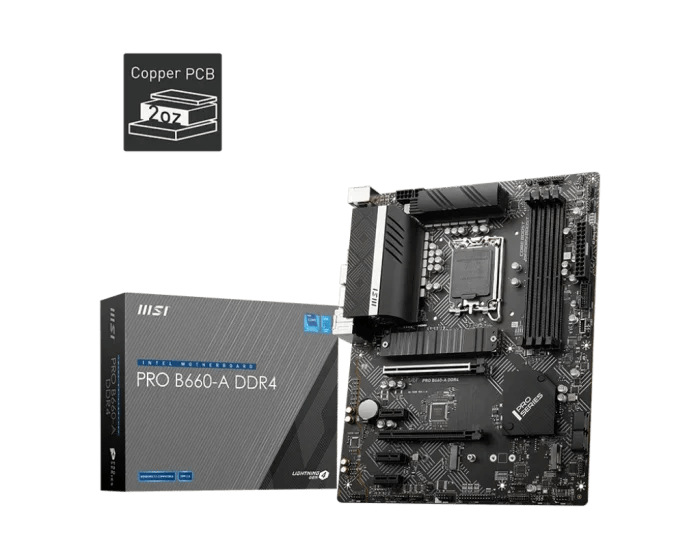 MSI PRO B660A DDR4 LGA 1700 Intel B660 ATX Intel Motherboard Technology Valley