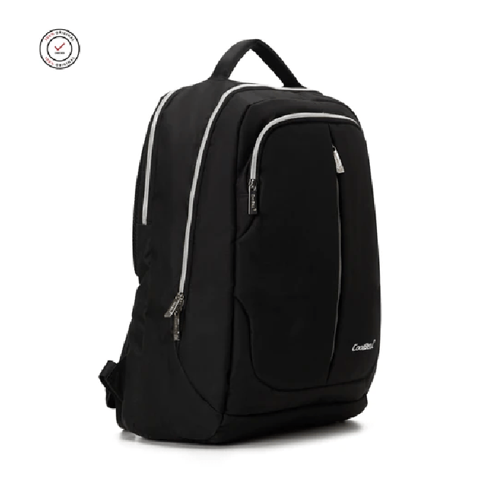COOLBELL Large Capacity Water Resistant Laptop Backpack 17.3Inch CB5006 Black Technology Valley