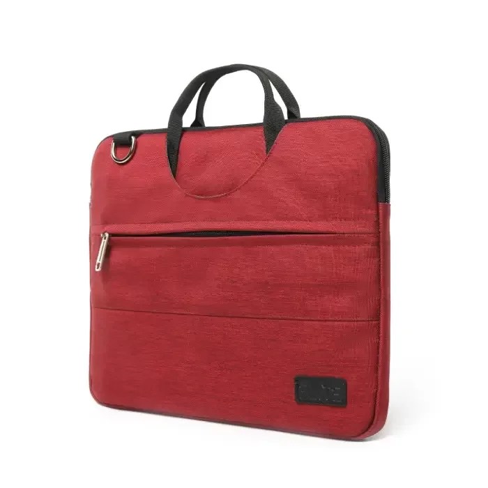 Elite 14 inch Laptop Case Protective Sleeve With Hand Strap Red Technology Valley