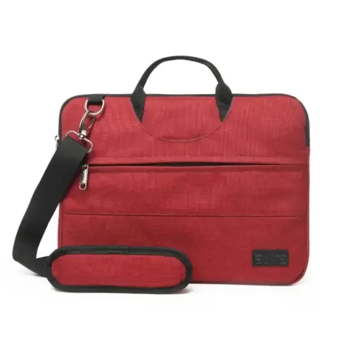 Elite 14 inch Laptop Case Protective Sleeve With Hand Strap Red Technology Valley