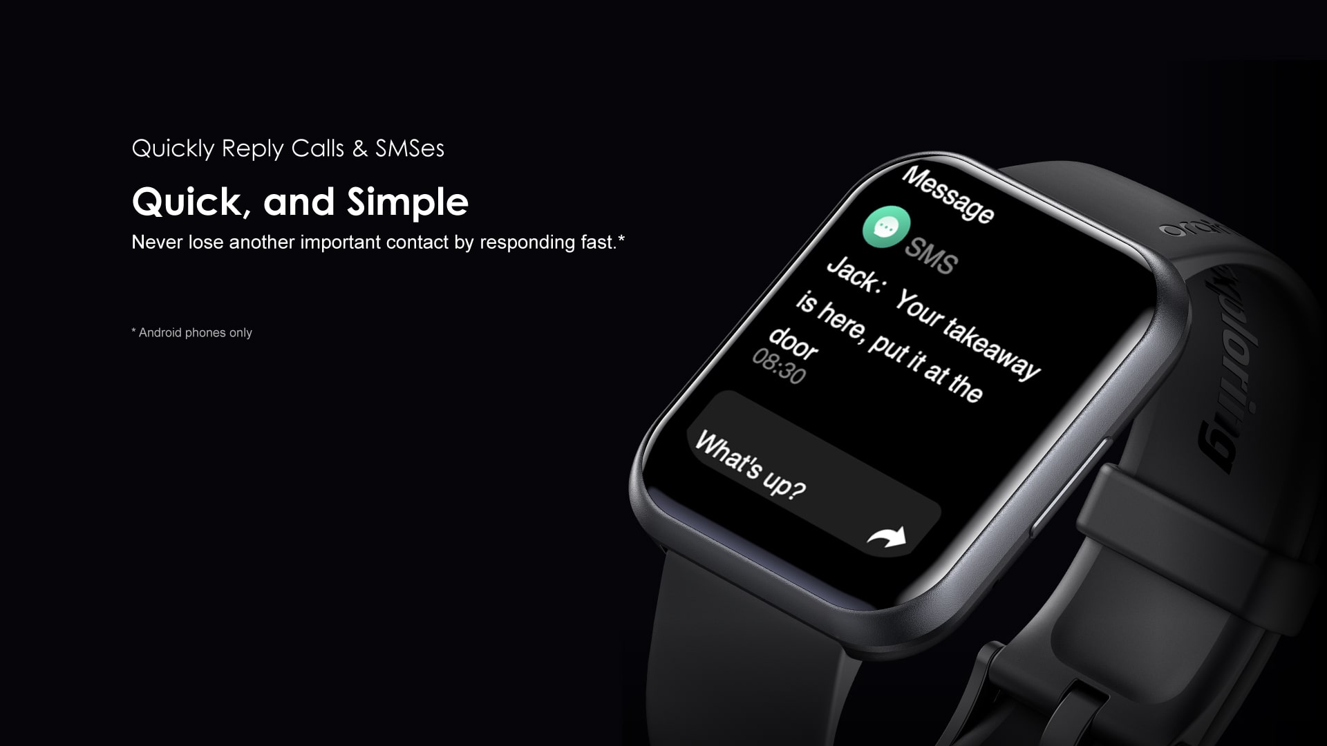 Oraimo Smart Watch 2 Pro OSW32, Dark Chrome