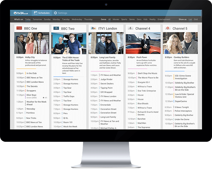 TV24 Group TV Listings Fast and easy
