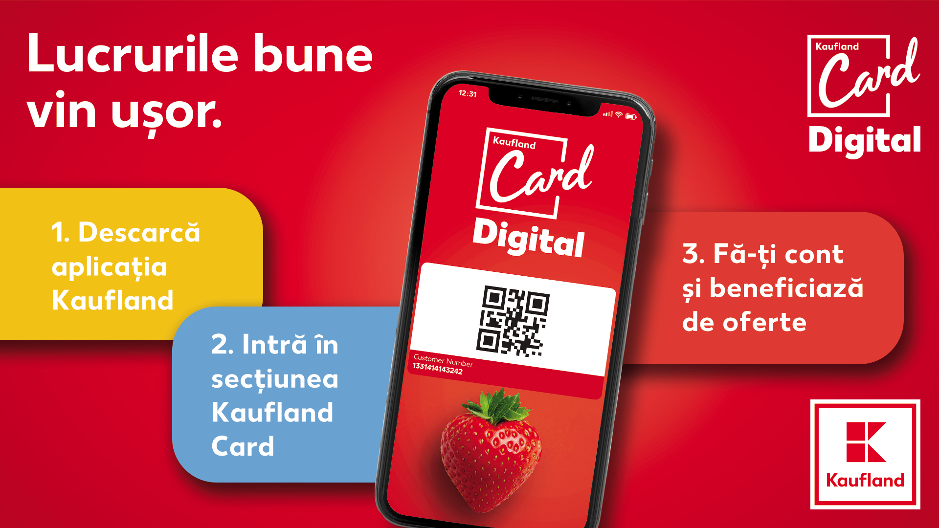 Kaufland Moldova lansează primul card de loialitate în format digital