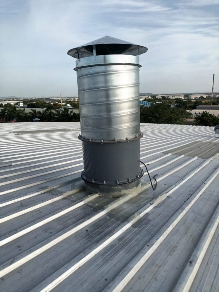 Roof Extractor fans 9000 CMH TV AIR CONTROL SYSTEM