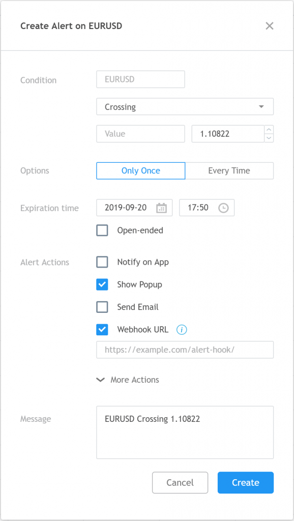 Alerts — Pine Script User Manual 4 documentation TradingView