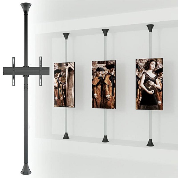 Floor To Ceiling Tv Mount Pole Shelly Lighting