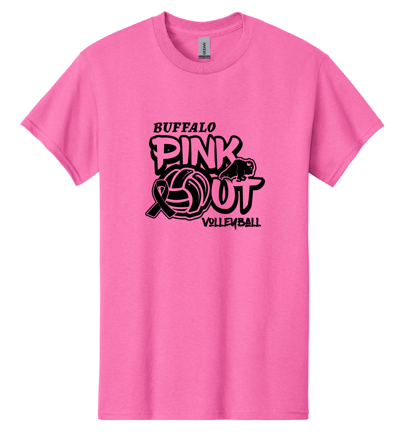 Volleyball October Pink Out Tees TVCS Uniforms