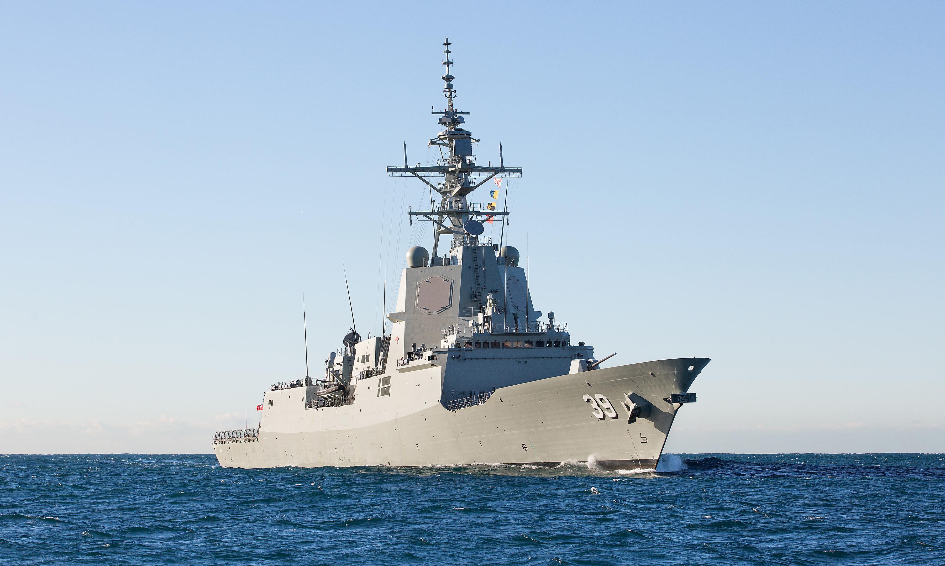 HMAS Hobart (DDG39) Photos, History, Specification