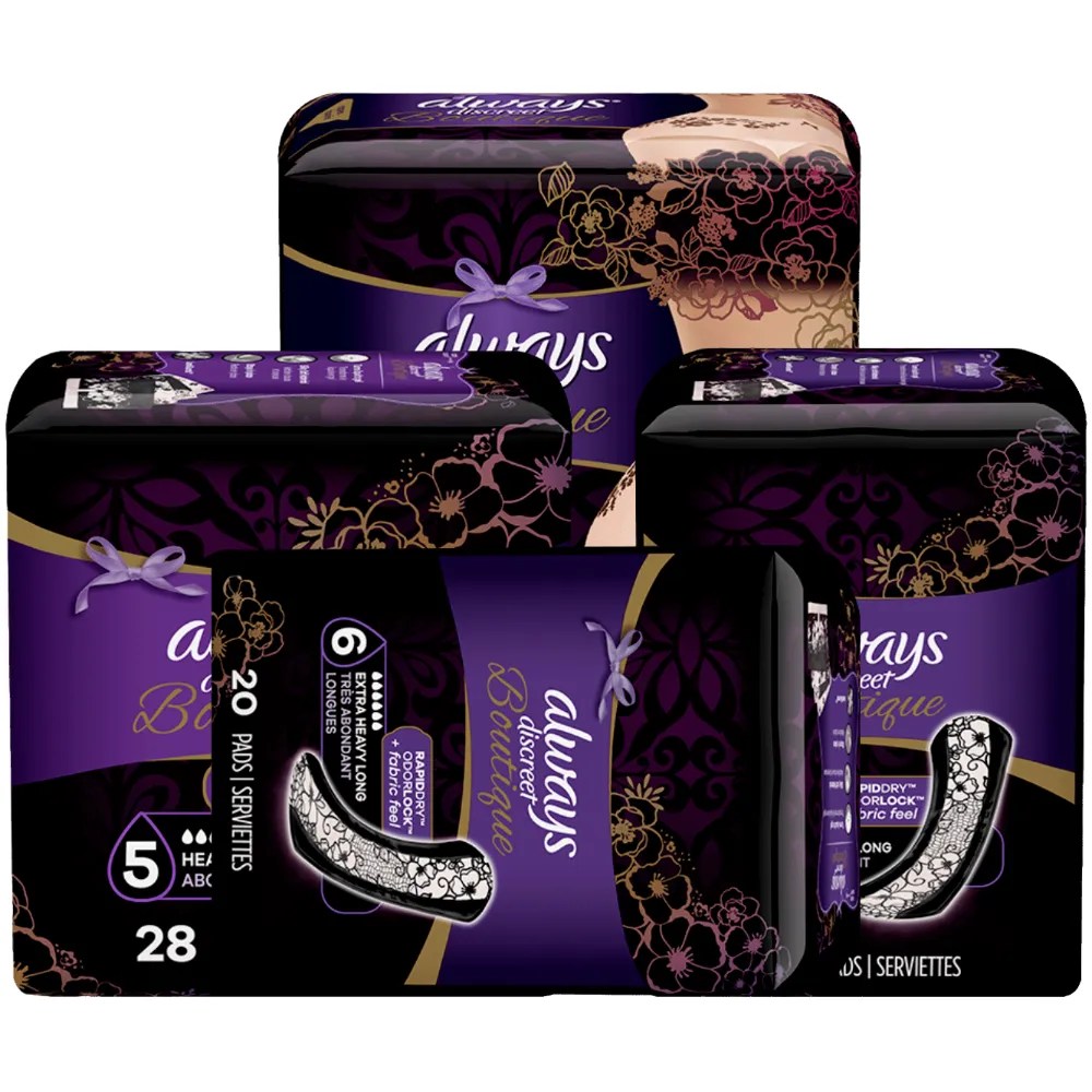Free Sample Of Always Discreet Boutique Incontinence Underwear Free