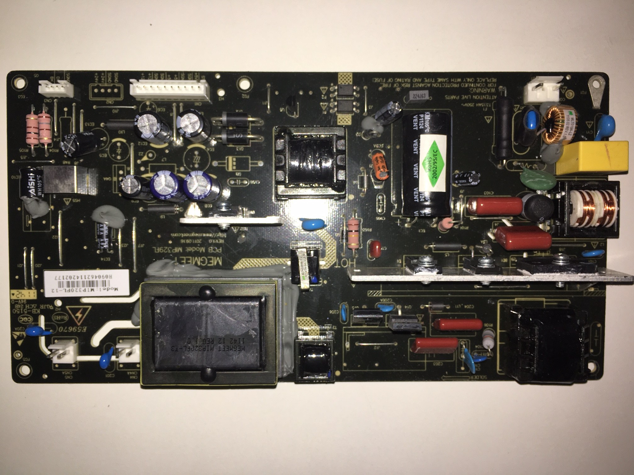 Megmeet MIP329FL Power Supply / Backlight Inverter TV GUYS ONLINE