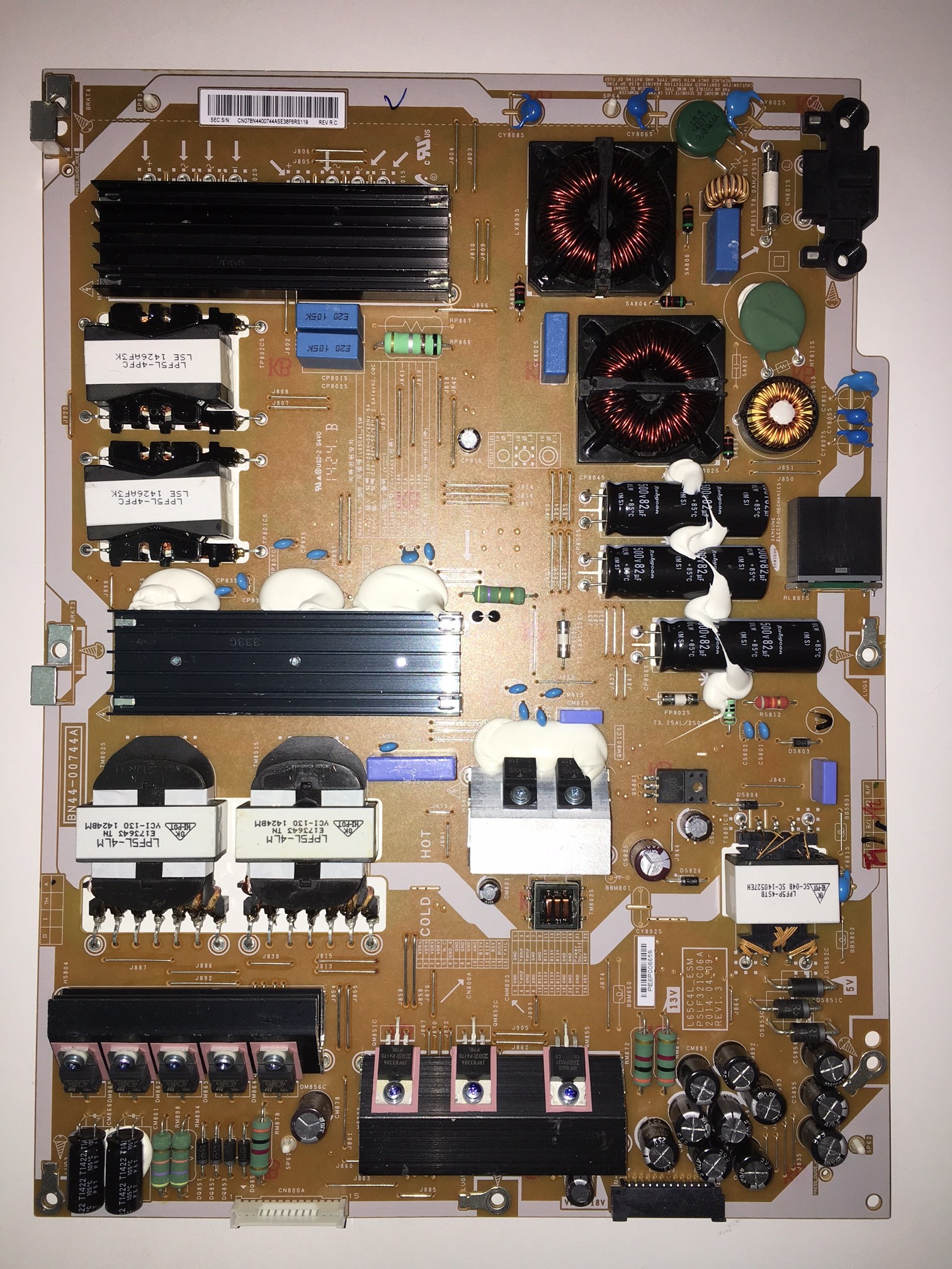 Samsung BN4400744A Power Supply Unit ( UN55HU9000FXZA, UN65HU9000FXZA