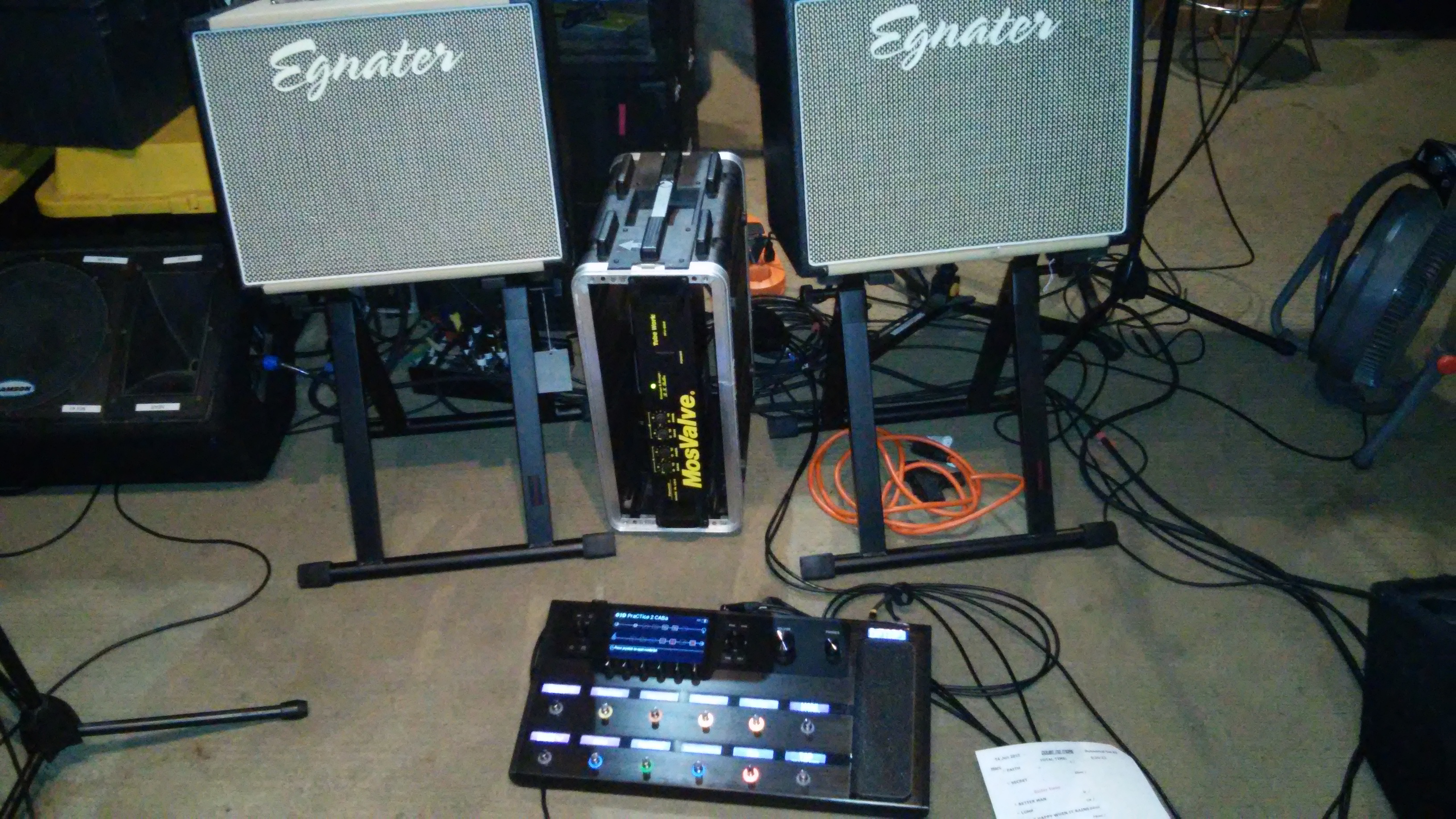 Anyone using Helix with separate poweramp/cab? The Gear Page