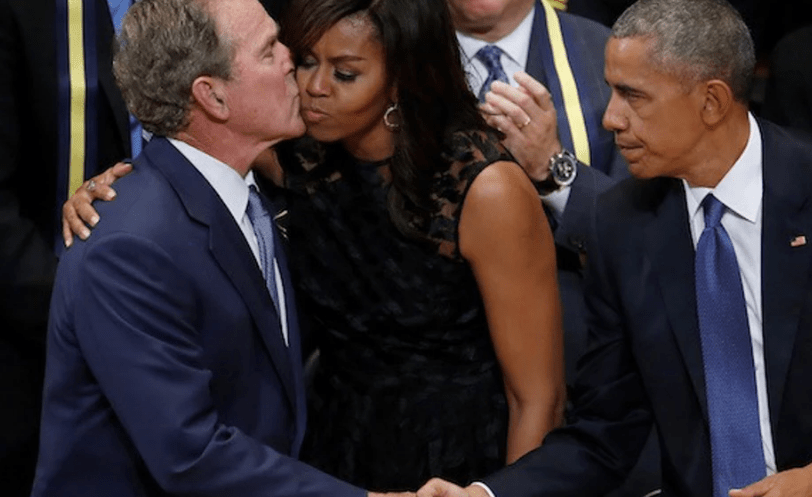 The Friendship Of George W Bush And Michelle Obama Cnnpolitics