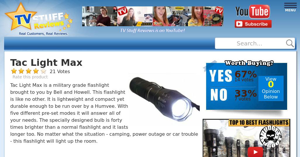 Tac Light Max Reviews Too Good to be True?