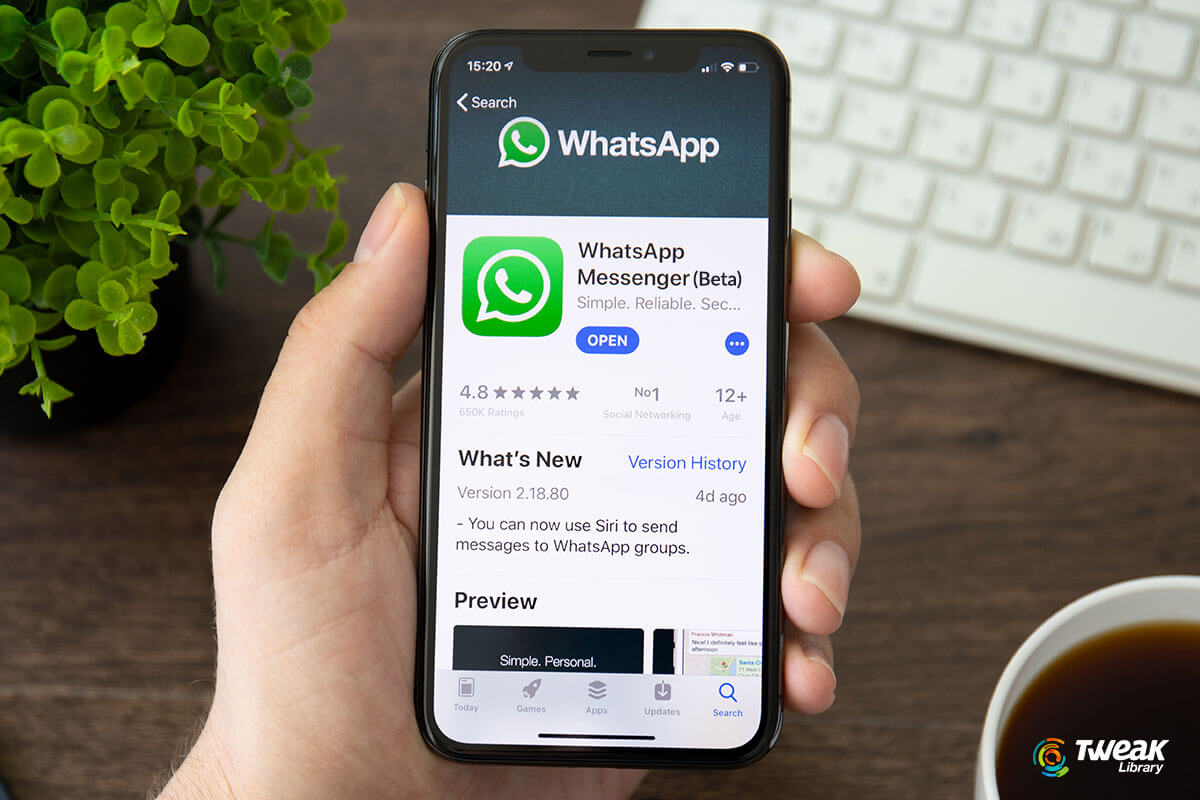 WhatsApp Beta Version Adds New Feature on The iOS App