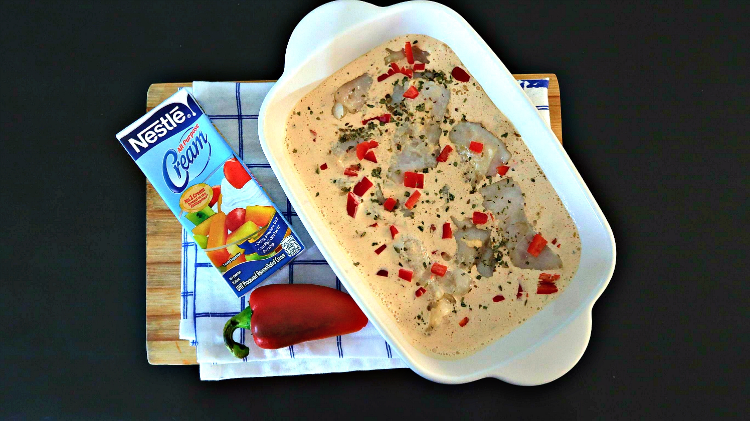 Cream Dory With Red Pepper Sauce TweenselMom / Mommy Blogger