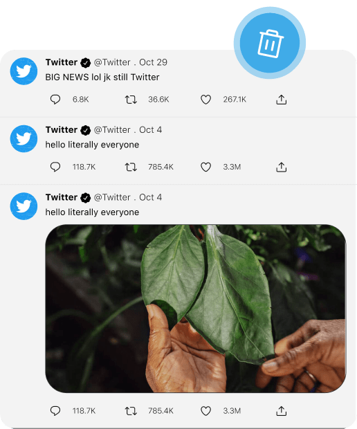 Unlike Twitter Likes Delete Twitter (X) Likes TweetDelete