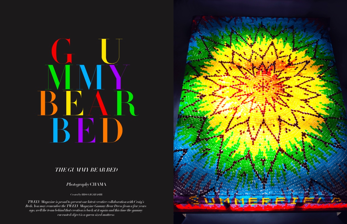 THE GUMMY BEAR BED TWELV MAGAZINE