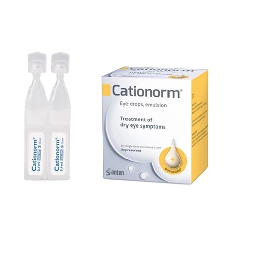 Buy Cationorm Preservative Free Eye Drops 0.4Ml X 30 Vials Contact