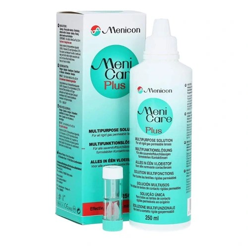 Buy Menicare Plus Contact Lens Rgp Care Product 250 Ml Contact Lenses