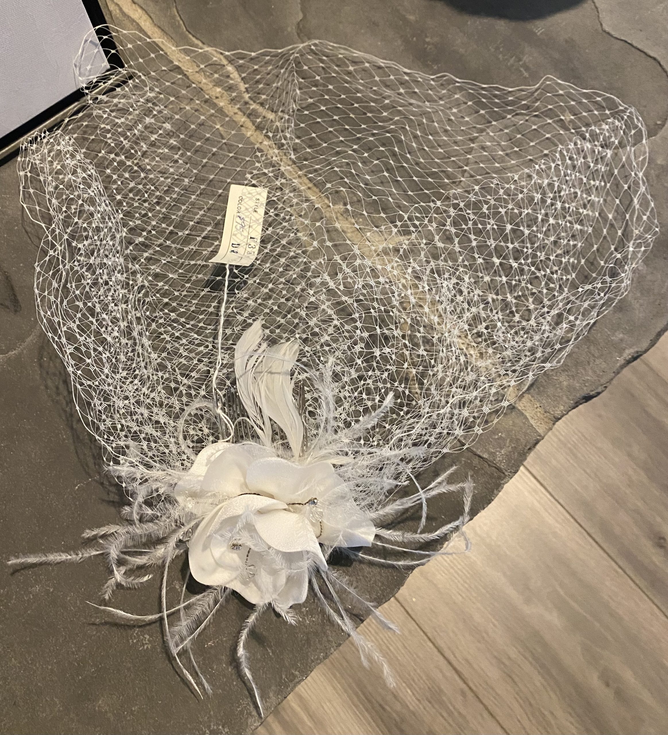 Jade Daniels Vintage Floral Birdcage Veil Twice as Nice Consignment