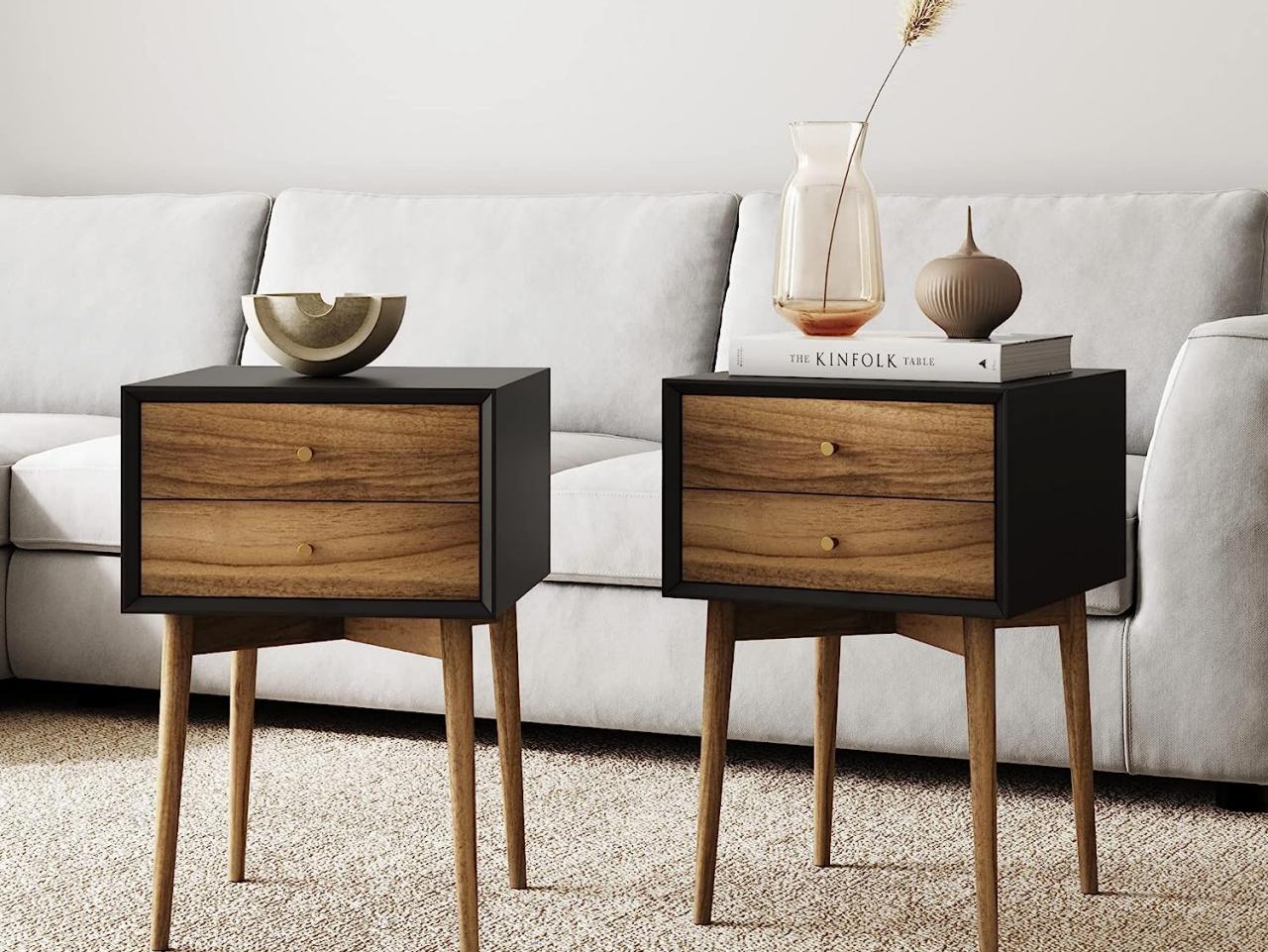 How To Build A Nightstand With Drawers Twigandthistle