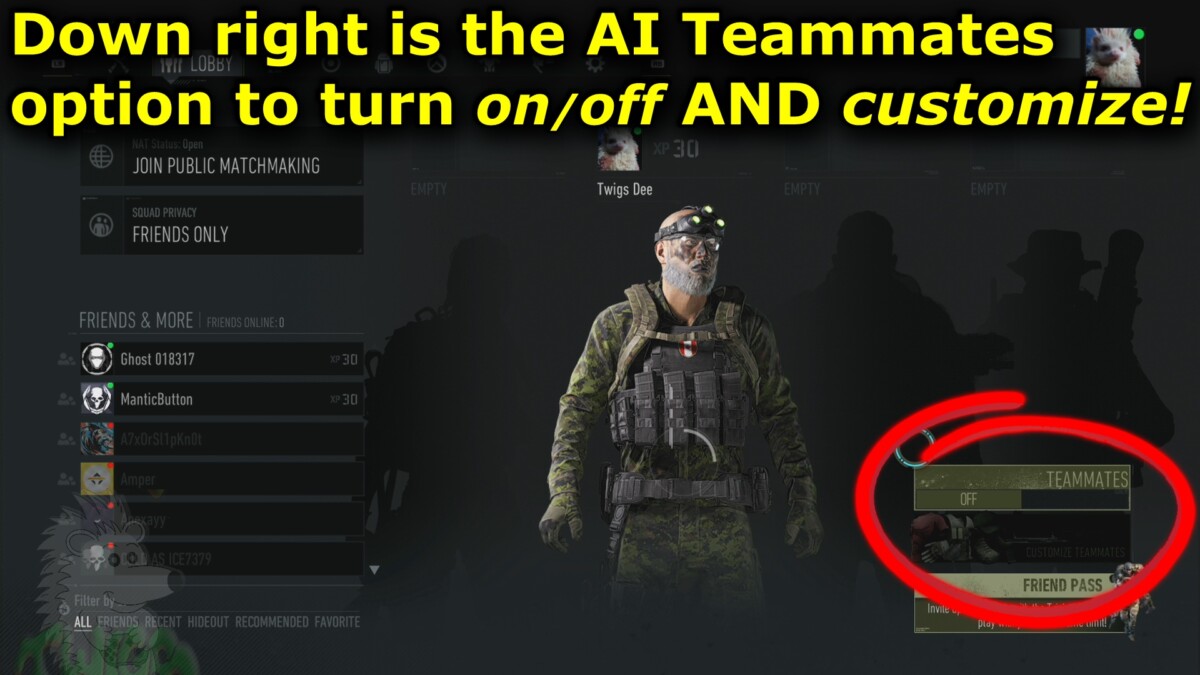 How to Turn on/off AI Teammates & Customize Ghost Recon Breakpoint