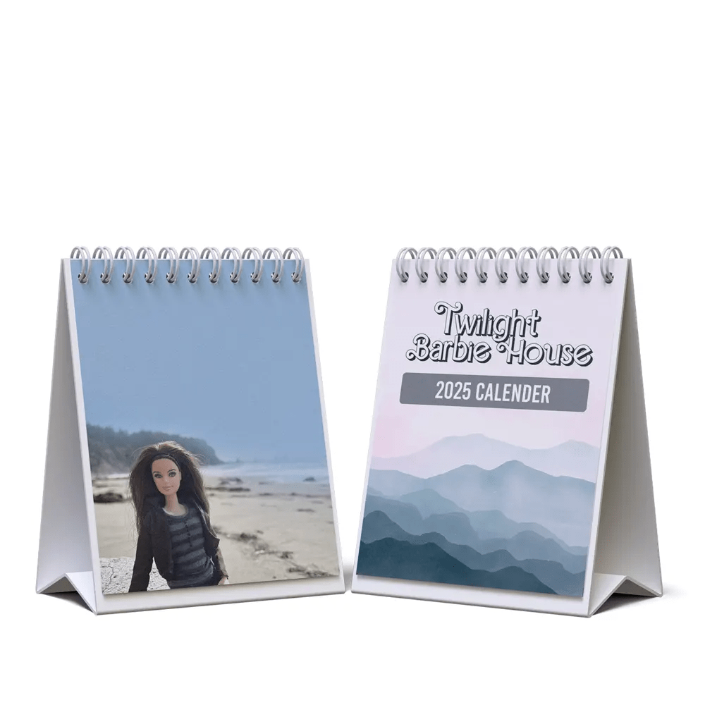 2025 Desktop Calendar Twilight Barbie House