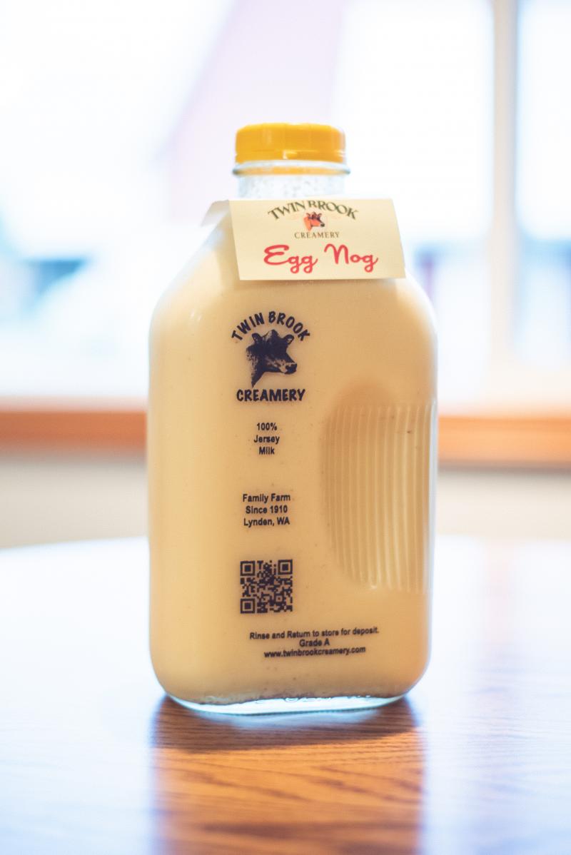 Egg Nog Twinbrook Creamery Lynden, WA