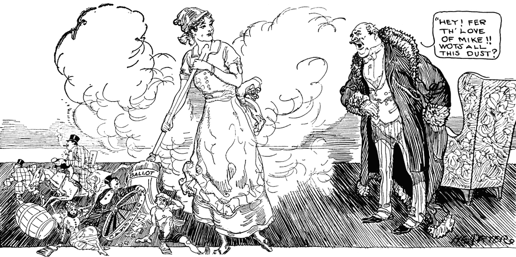 FEATURE The Battle for Women's Right to Vote, in Cartoons Twin