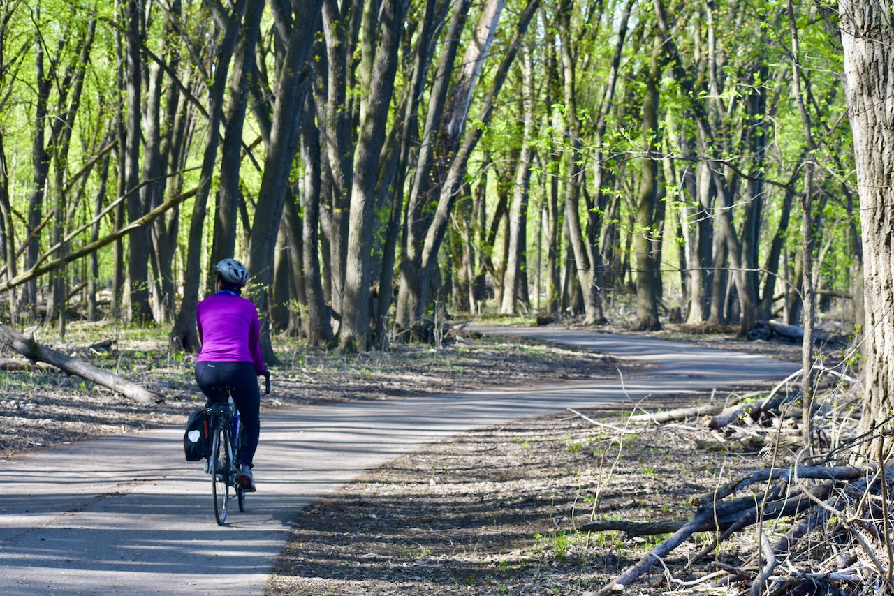 Biking in Crosby Farm Regional Park • Twin Cities Outdoors