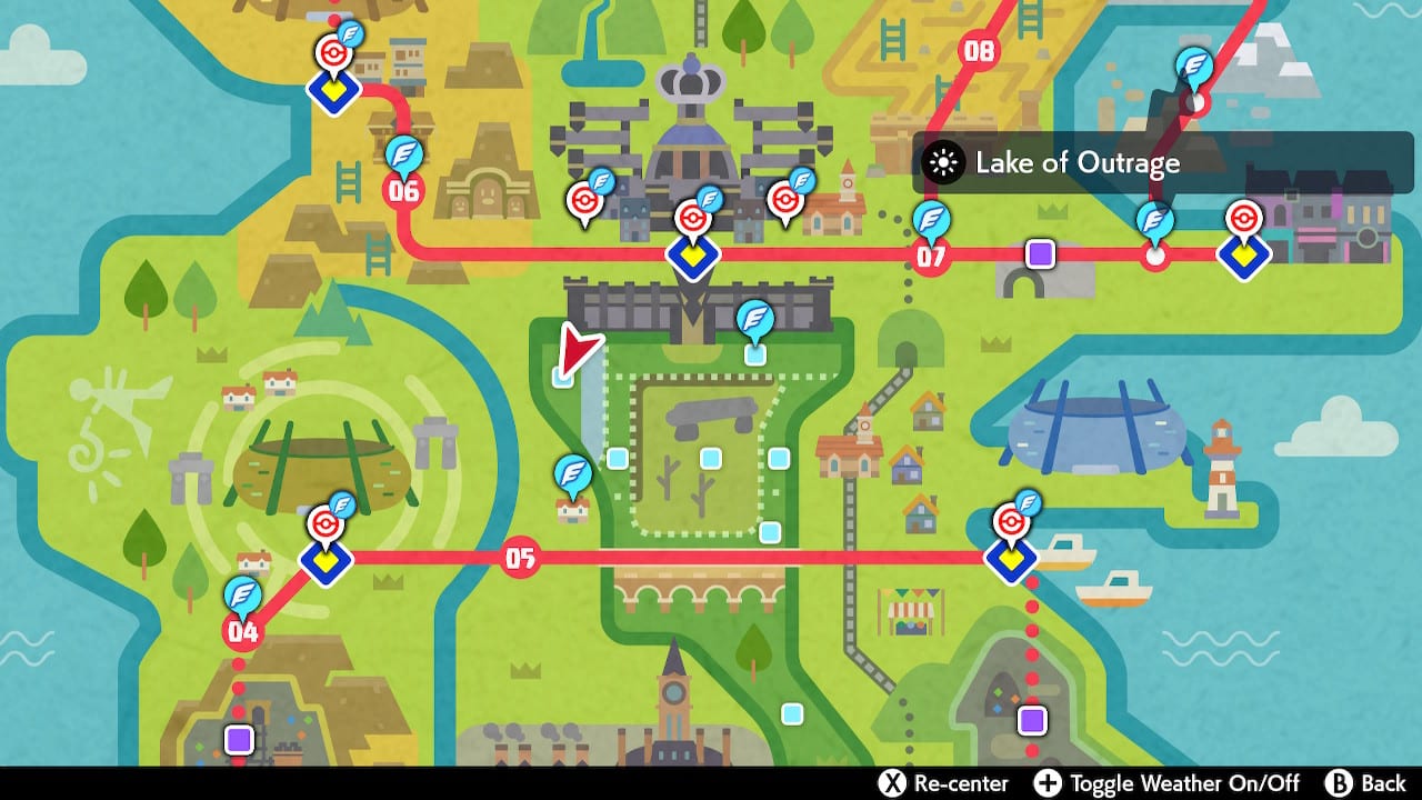 Pokemon Sword & Shield Lake of Outrage Location & All