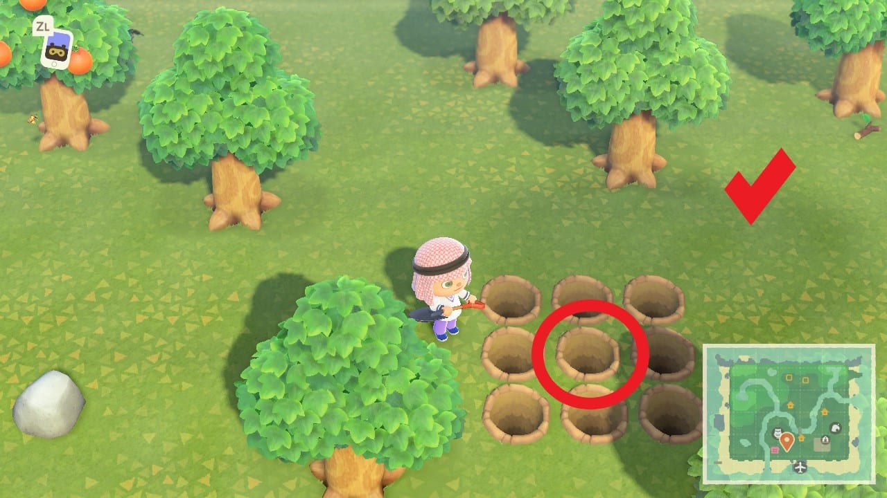 Animal Crossing New Horizons Tree Spacing Guide